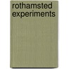 Rothamsted Experiments door Joseph Henry Gilbert