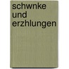 Schwnke Und Erzhlungen door Moritz Gottlieb Saphir