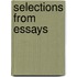 Selections from Essays