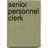 Senior Personnel Clerk