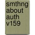 Smthng about Auth V159