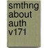 Smthng about Auth V171
