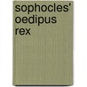 Sophocles' Oedipus Rex door Professor Harold Bloom