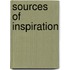Sources Of Inspiration