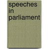 Speeches In Parliament door William Windham