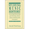 Studying Music History by David Poultney