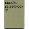 Sudoku Rätselblock 11 door Onbekend