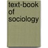 Text-Book of Sociology