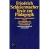 Texte zur Pädagogik 2 door Friedrich Daniel Ernst Schleiermacher