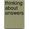 Thinking About Answers by Seymour Sudman