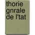 Thorie Gnrale de L'Tat