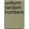 Uniform Random Numbers door Shu Tezuka