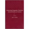 Variable Rule Analysis door John Paolillo