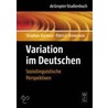 Variation Im Deutschen by S. Barbour