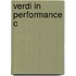 Verdi In Performance C