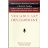 Vocabulary Development door Steven A. Stahl