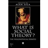 What Is Social Theory? door Alan Sica