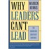 Why Leaders Can't Lead