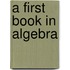 A First Book In Algebra