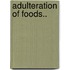 Adulteration Of Foods..