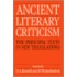 Ancient Literary Crit P
