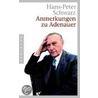 Anmerkungen zu Adenauer door Hans-Peter Schwarz