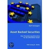 Asset Backed Securities door Ralf Kempgen