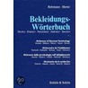 Bekleidungs-Wörterbuch door Gerhard Rebmann