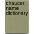 Chaucer Name Dictionary