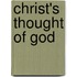 Christ's Thought Of God