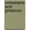 Colossians and Philemon door Eduard Lohse