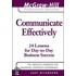 Communicate Effectively
