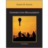 Construction Management door Ronald W. Woodhead