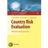 Country Risk Evaluation door Michael Doumpos