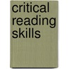 Critical Reading Skills by Dan Dramer