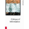 Critique Of Information by Scott Lash