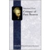 Critique Of Pure Reason by Wolfgang Schwartz