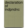 Declaration of Indpndnc door Kelly L. Barth