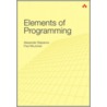 Elements of Programming door Paul McJones