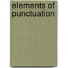 Elements of Punctuation by John Wilson