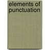Elements of Punctuation door John Wilson