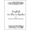 English As She Is Spoke by Pedro Carolino