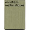 Entretiens Mathmatiques by Regnault