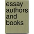 Essay Authors And Books
