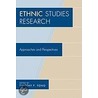 Ethnic Studies Research by Timothy P. Fong