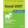 Excel 2007 for Starters by Matthew Mcdonald