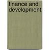 Finance and Development door Onbekend