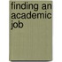 Finding An Academic Job