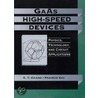 Gaas High-speed Devices door Francis Kai