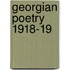 Georgian Poetry 1918-19